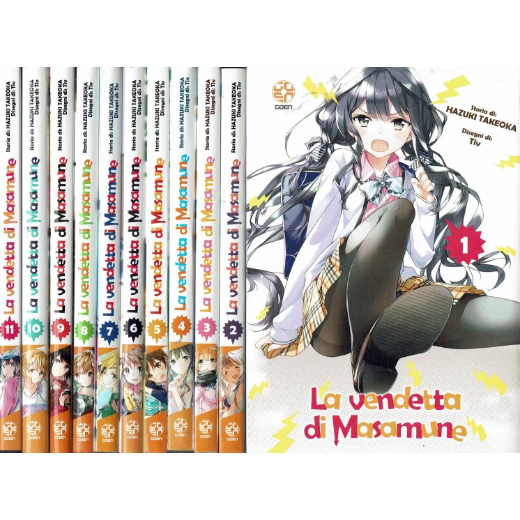 La vendetta di Masamune serie COMPLETA 1/11 di H. Takeoka ed. Goen SC09