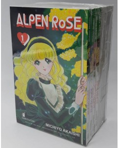 Alpen Rose 1/8 serie COMPLETA di Akaishi ed. Star Comics SC10