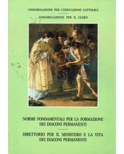 Congregazione per il clero norme formazione diaconi ed. Libreria Vaticana A49