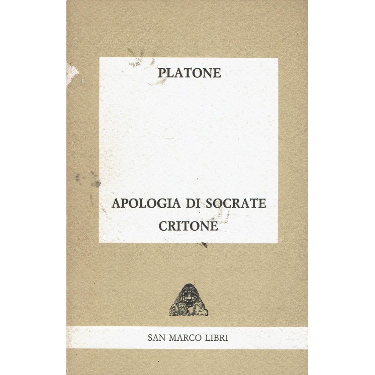 Platone : apologia di Socrate Critone ed. San Marco Libri A38