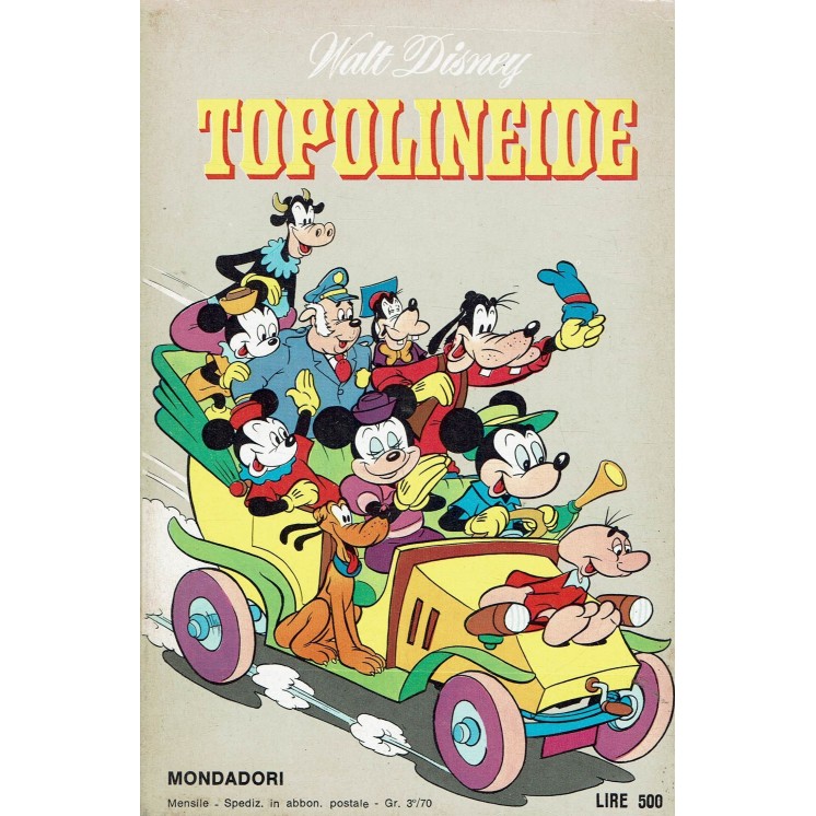 Classici Disney Seconda Serie n. 15 Topolineide ed. Mondadori BO03