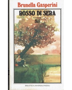 Brunella Gasperini : rosso di sera ed. Rizzoli A58