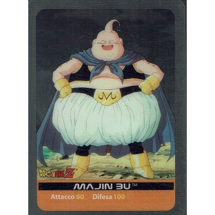 Lamincards Dragon Ball Z Edibas Serie X Metal Majin Bu 87 Gd39