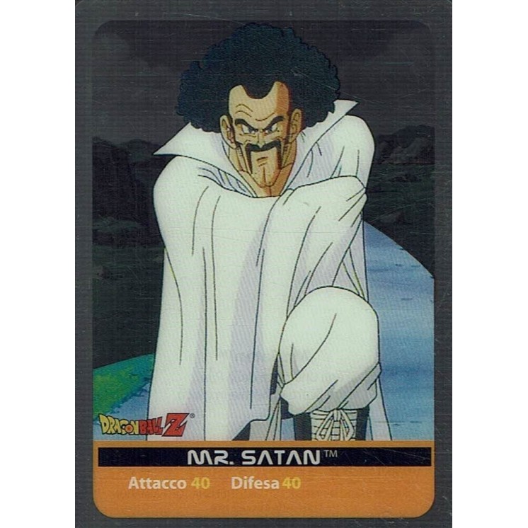 Lamincards Dragon Ball Z Edibas Serie X Metal Mr. Satan 51 Gd39