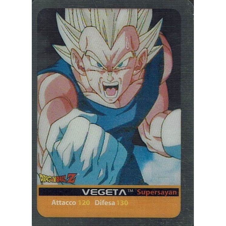 Lamincards Dragon Ball Z Edibas Serie X Metal Vegeta 66 Gd39