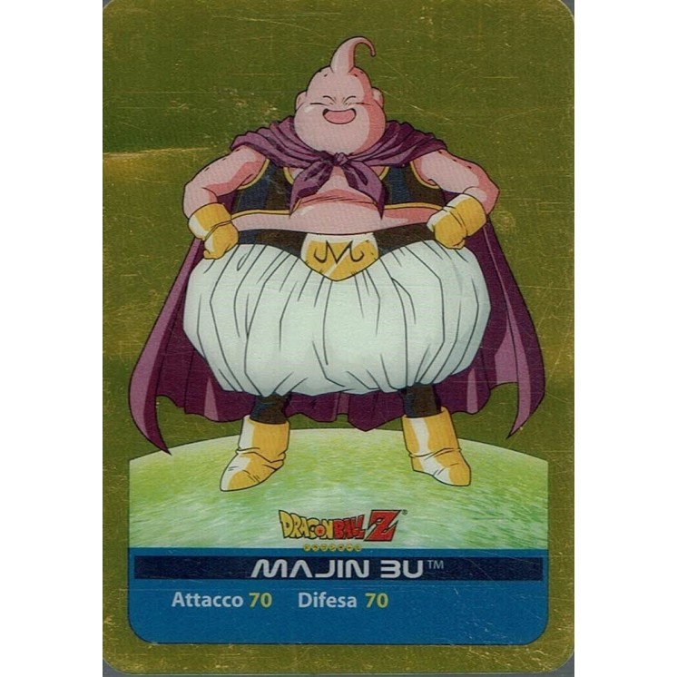 Lamincards Dragon Ball Z Edibas Serie Oro Majin Bu 81 Gd05