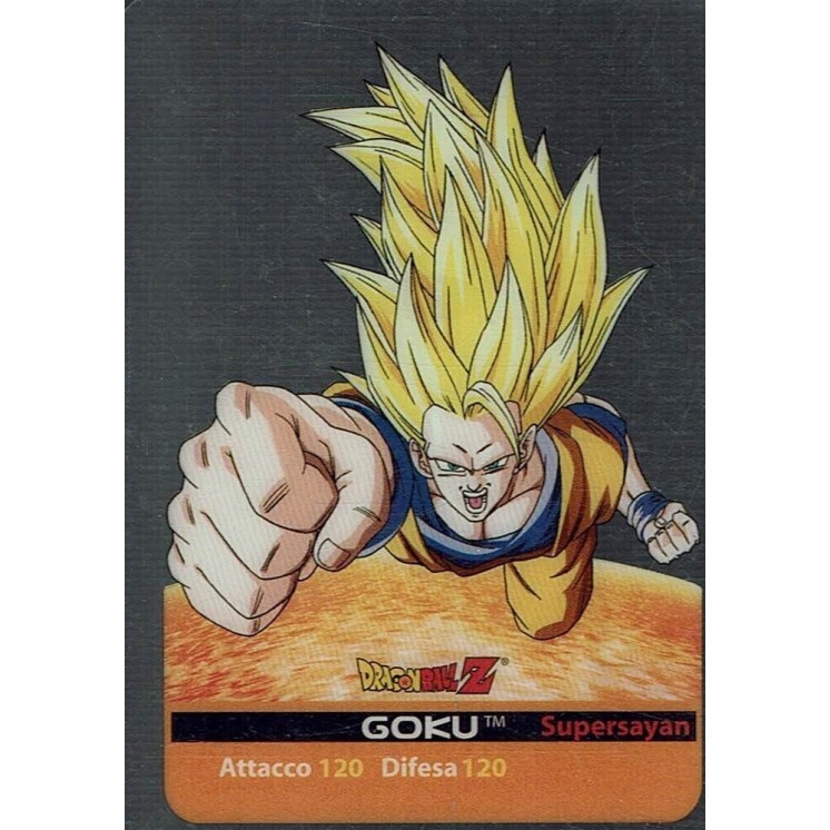 Lamincards Dragon Ball Z Edibas Serie X Metal Goku 09 Gd39
