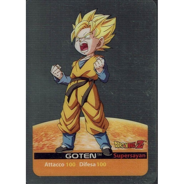 Lamincards Dragon Ball Z Edibas Serie X Metal Goten 12 Gd39