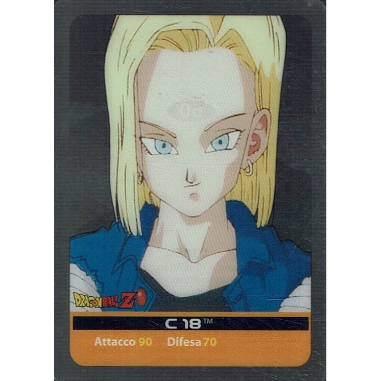 Lamincards Dragon Ball Z Edibas Serie X Metal C 18 60 Gd39