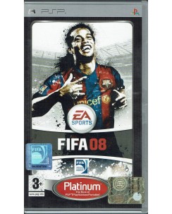 Videogioco PSP Fifa 08 USATO ITA libretto ed. Ea Sport Platinum B04