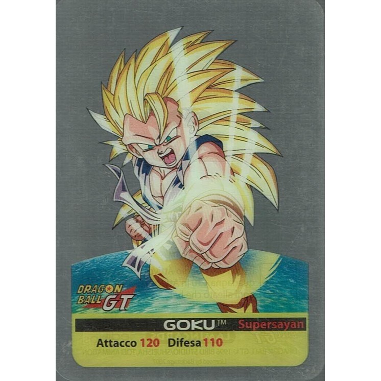 Lamincards Dragon Ball GT Edibas Serie Smeraldo Goku 31 Gd24