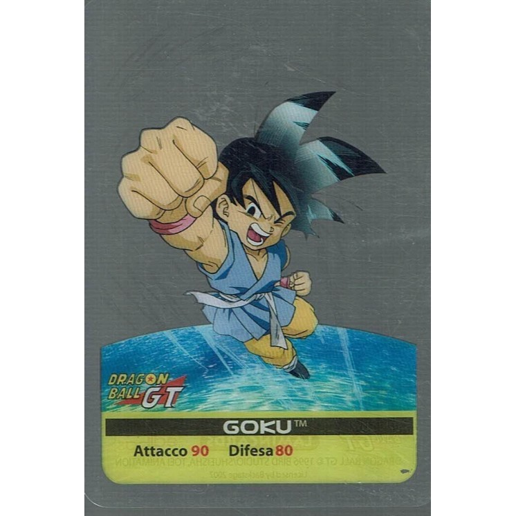 Lamincards Dragon Ball GT Edibas Serie Smeraldo Goku 18 Gd24