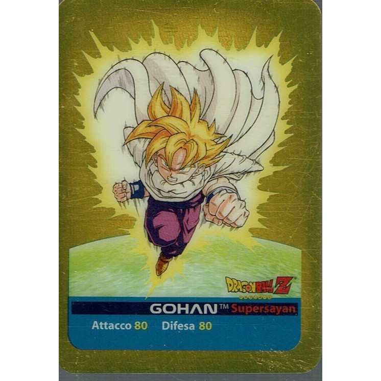 Lamincards Dragon Ball Z Edibas Serie Oro Gohan 7 Gd05