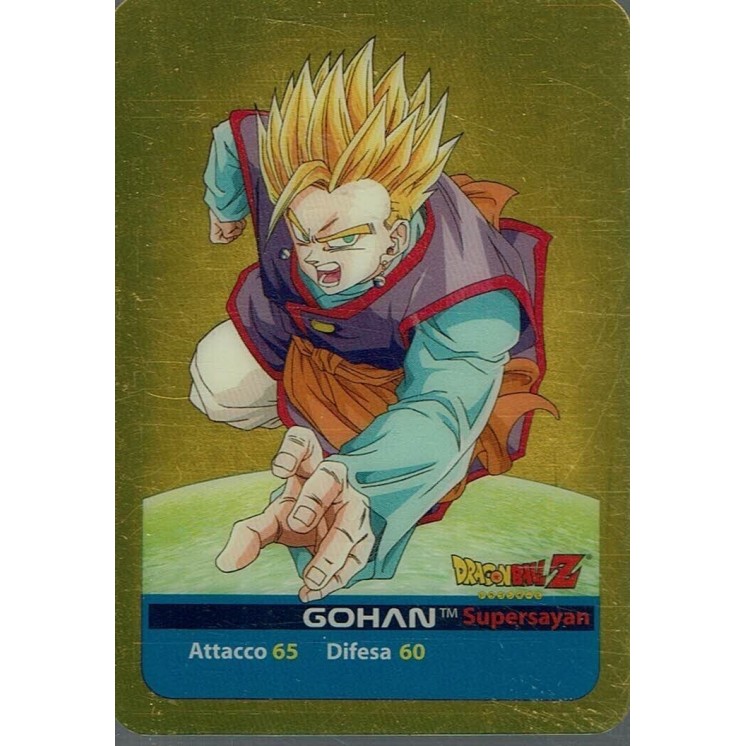 Lamincards Dragon Ball Z Edibas Serie Oro Gohan 8 Gd05