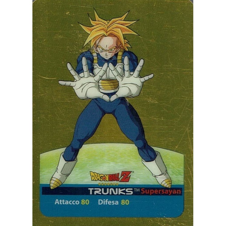 Lamincards Dragon Ball Z Edibas Serie Oro Trunks 42 Gd05