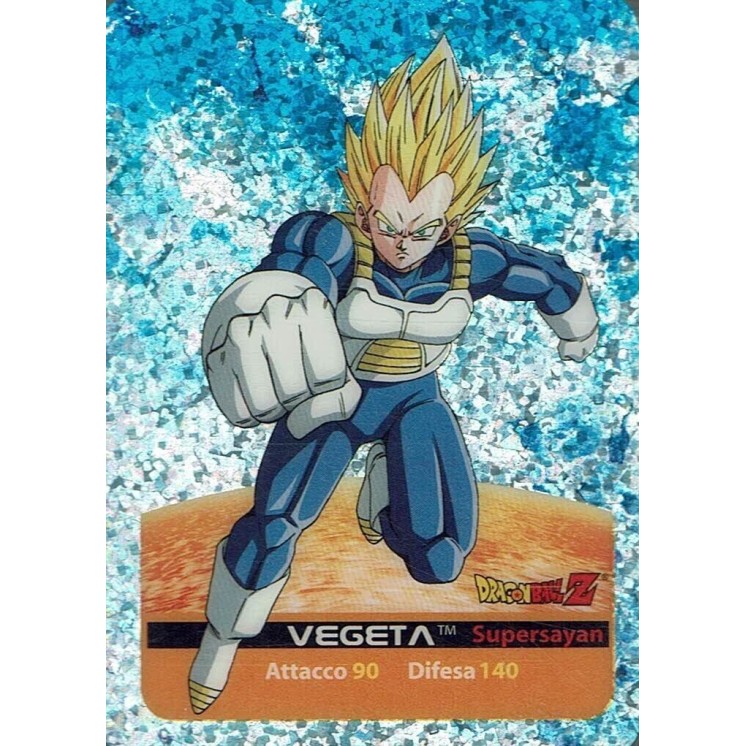 Lamincards Dragon Ball Z Edibas Serie X Metal Vegeta G12 Gd04