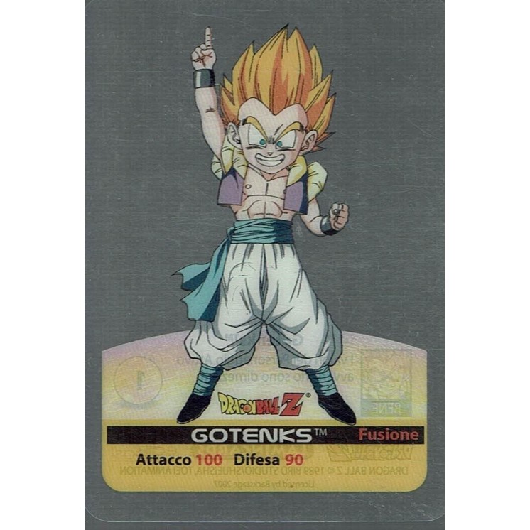 Lamincards Dragon Ball Z Edibas Serie Platino Gotenks 34 Gd34