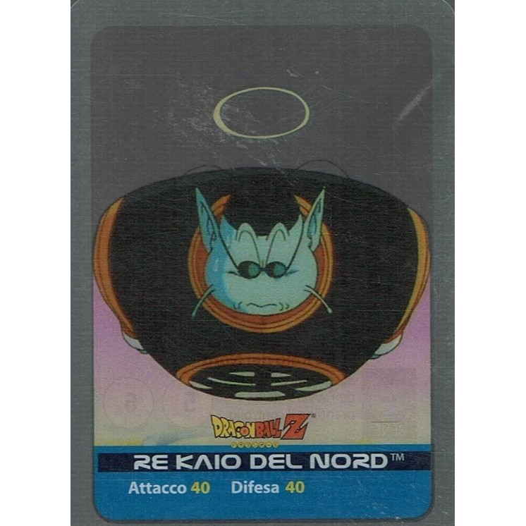 Lamincards Dragon Ball Z Edibas Serie Oro Re Kaio del Nord 99 Gd32