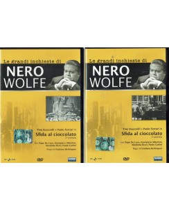 DVD Grandi inchieste N. Wolfe : sfida al cioccolato 1/2 ITA NUOVO ed. Fabbri B54