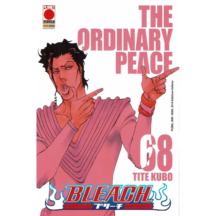 Bleach n.68 di Tite Kubo ristampa NUOVO ed. Panini Comics