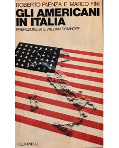 Roberto Faenza : gli americani in Italia ed. Feltrinelli A27