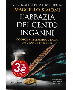 Marcello Simoni : l'abbazia dei cento inganni BROSSURATO ed. Newton Compton A25