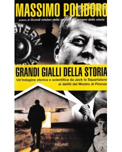 Massimo Polidoro : grandi gialli nella storia BROSSURATO ed. Piemme A23