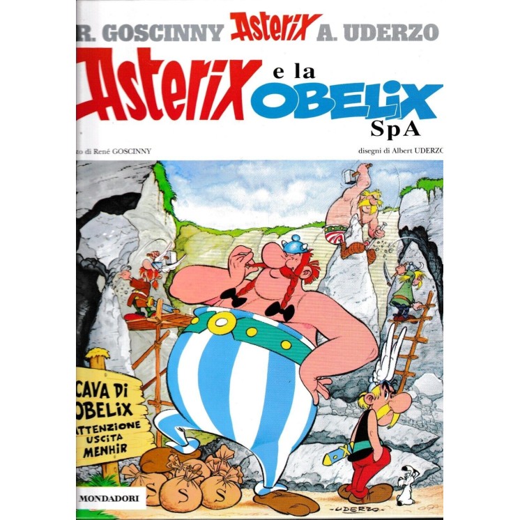 ASTERIX 23 Asterix e Obelix Spa di Uderzo USATO CARTONATO ed. Mondadori FU53