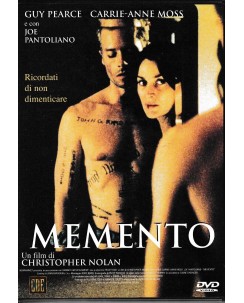 DVD Memento ITA usato EDITORIALE ed. CDE B34