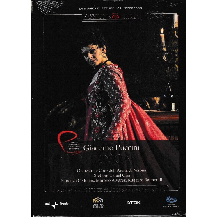 DVD Tosca di Puccini ITA nuovo EDITORIALE ed. Rai Trade B34
