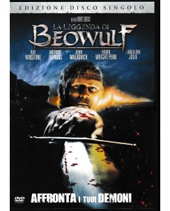 DVD La leggenda di Beowulf edizione disco singolo ITA usato ed. Warner Bros B32