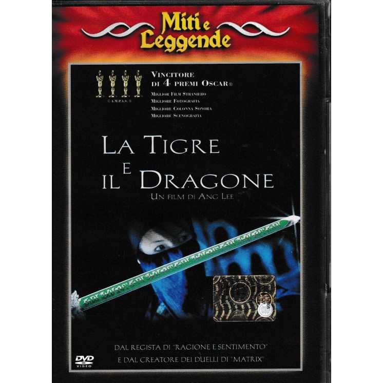 DVD Miti e leggende La tigre e il dragone ITA usato EDITORIALE ed. Panorama B13