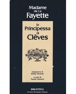 Madame De La Fayette : la principessa di Cleves BROSSURATO ed. Mondadori A99