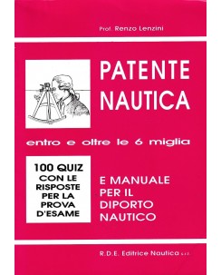 Renzo Lenzini : patente nautica BROSSURATO ed. Nautica A65