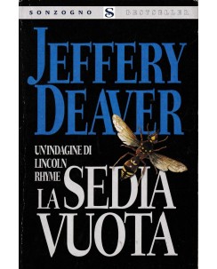 Jeffery Deaver : la sedia vuota BROSSURATO ed. Sonzogno A15