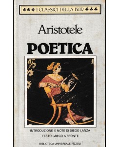 Aristotele : poetica BROSSURATO ed. BUR A96