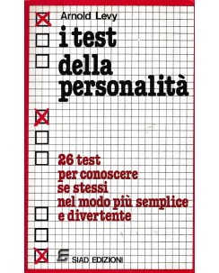 A. Levy : i test della personalità BROSSURATO ed. SIAD A80