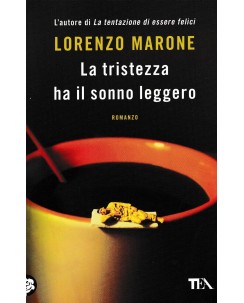 Lorenzo Marone : la tristezza ha il sonno leggero BROSSURATO ed. Longanesi A86