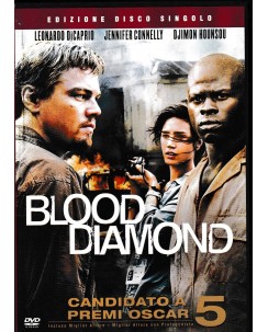 DVD Blood diamond edizione disco singolo ITA usato ed. Warner Bros B39