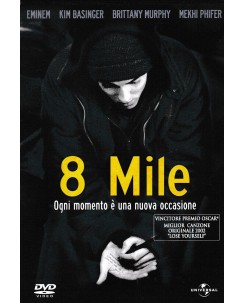 DVD 8 mile con Eminem ITA usato ed. Universal B37