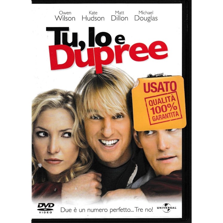 DVD Tu io e Dupree ITA usato EDITORIALE ed. Universal B46