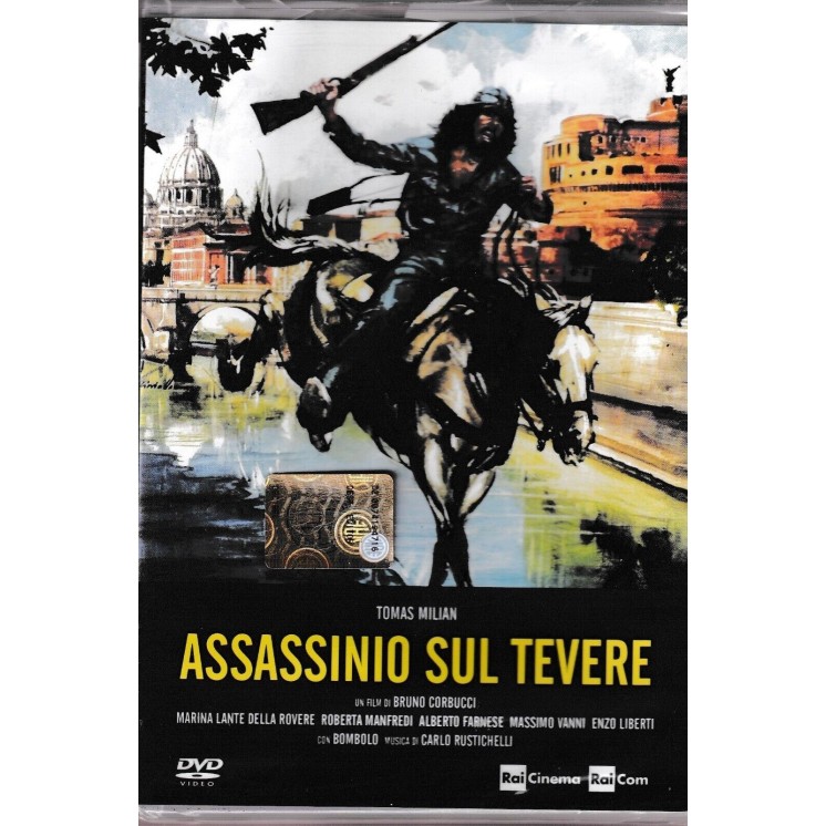 DVD Assassinio sul Tevere ITA nuovo EDITORIALE ed. Rai Cinema B39