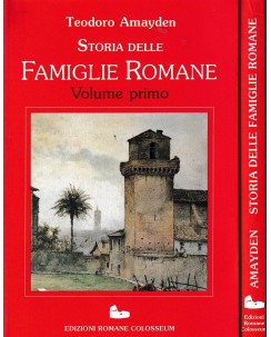 Amayden : storia famiglie romane vol. 1/2 CARTONATO ed. Romane Colosseum A87