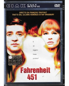 DVD Ciak cult movie : fahrenheit 451 ITA usato EDITORIALE ed. Universal B54