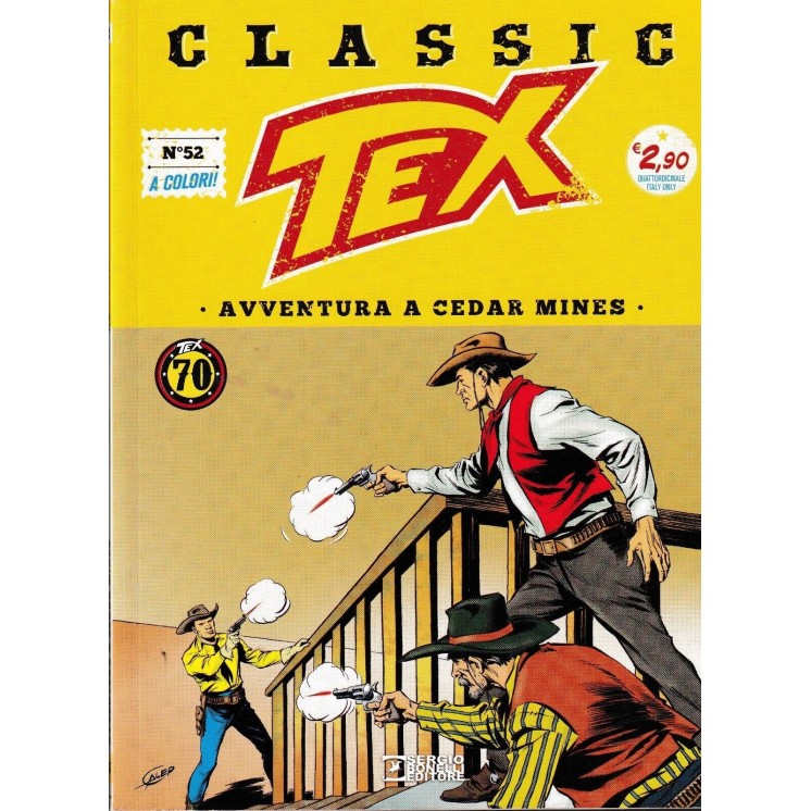 Classic TEX  52 avventura a Cedar Mines a colori ed. Bonelli