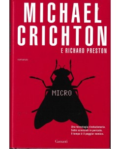 Michael Crichton : micro CARTONATO ed. Garzanti A74