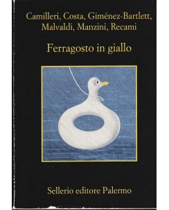 Camilleri Costa e Manzini : Ferragosto in giallo BROSSURATO ed. Sellerio A85