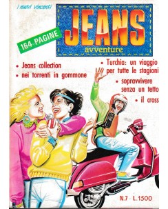 Jeans avventure anno 1987 n.  7 BROSSURATO ed. Edifumetto BO03