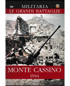 DVD Militaria battaglie Monte Cassino '44 ITA nuovo EDIT. ed. Giornale B52