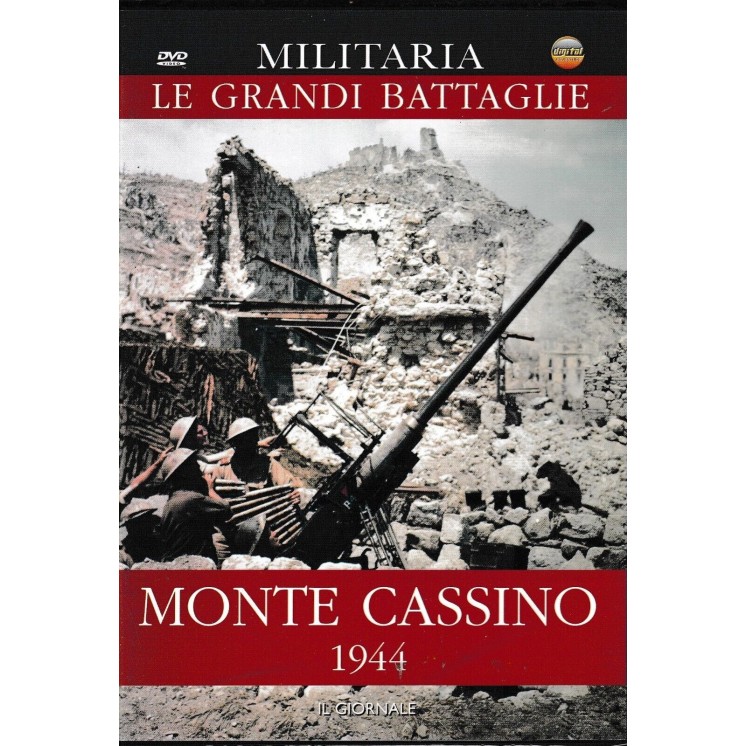 DVD Militaria battaglie Monte Cassino '44 ITA nuovo EDIT. ed. Giornale B52